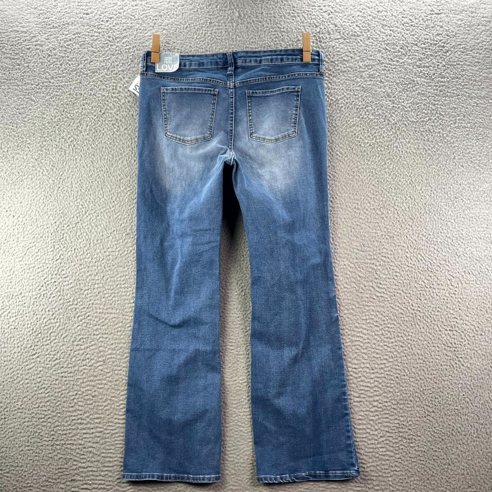 YMI Low Rise Bootcut Jeans Womens 15/32 Blue Denim Western Cowgirl Streetwear - Picture 2 of 16
